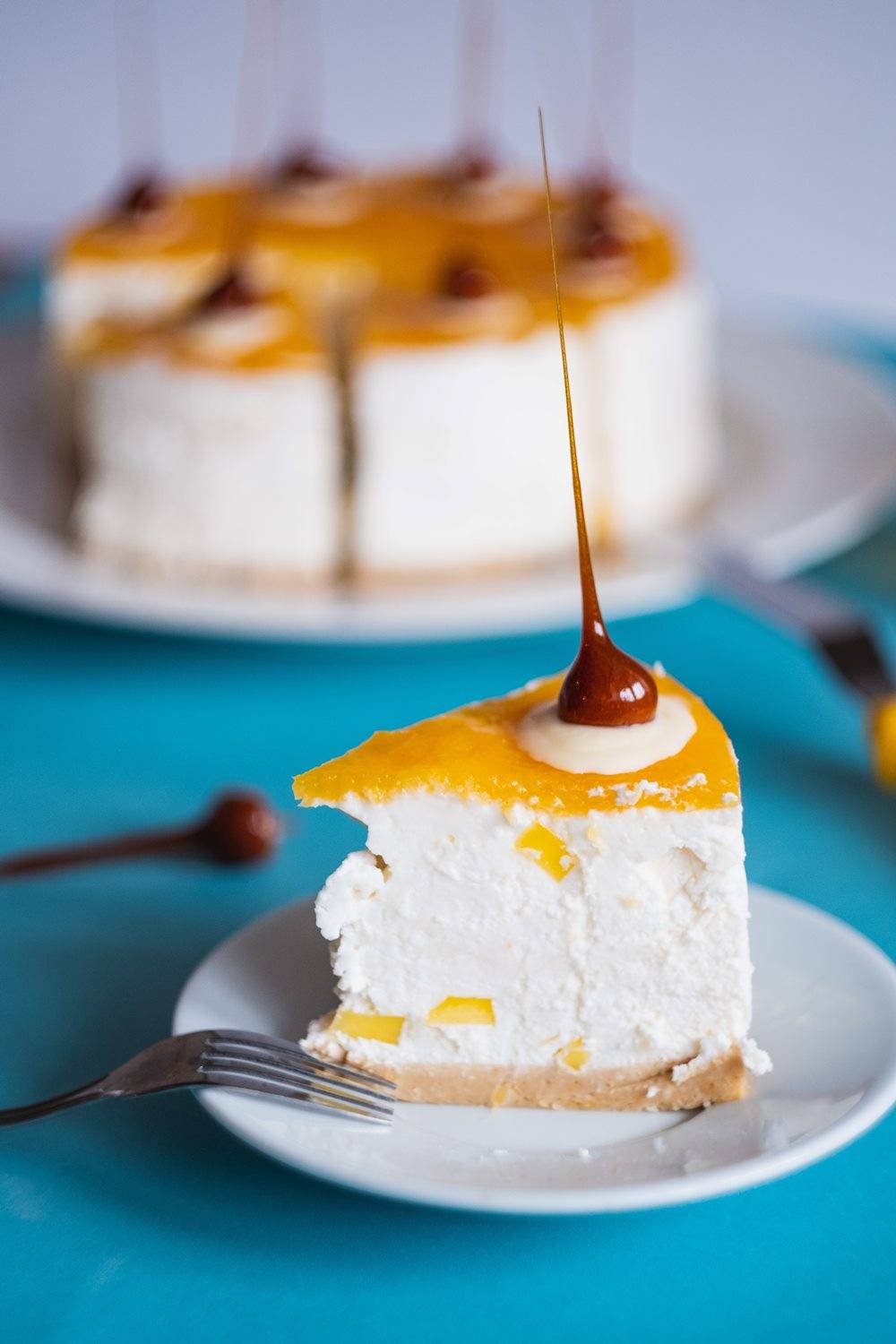 Fibre Mango Cake with Ricotta Filling