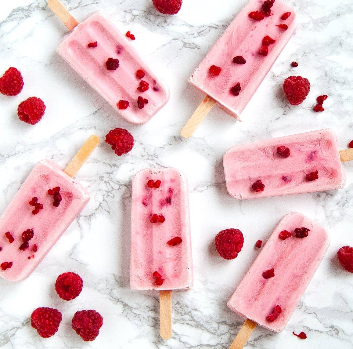 Fiber Frozen Mango, Kiwi, Raspberry Fruit Pops