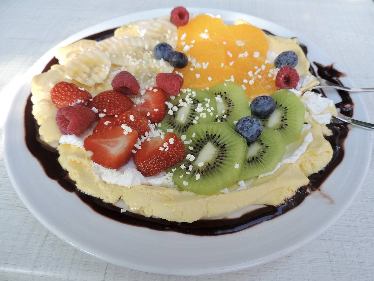 Fibre Healthy Oatmeal Fruit Pizza